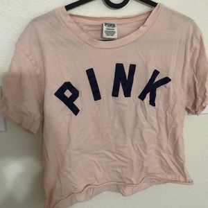 PINK pink crop top
